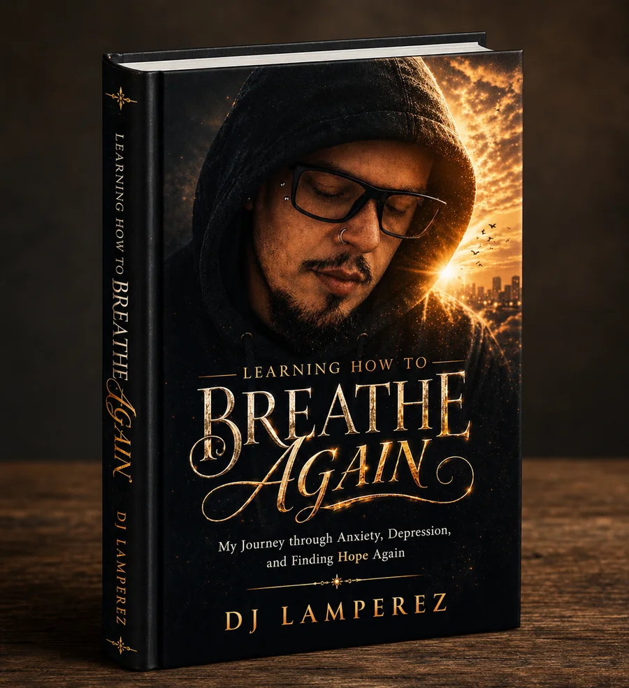 Learning How To Breathe Again hardcover book